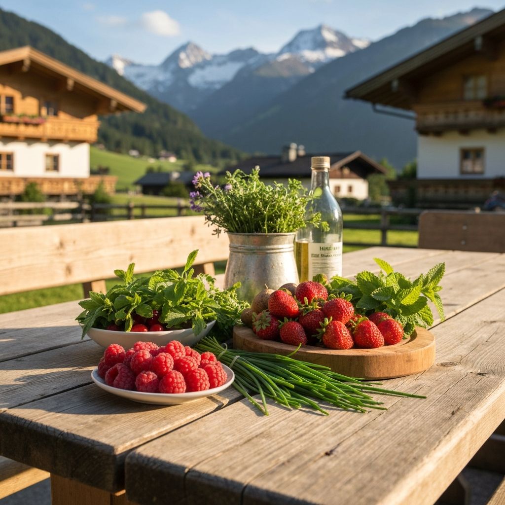Traditionelle Bergprodukte